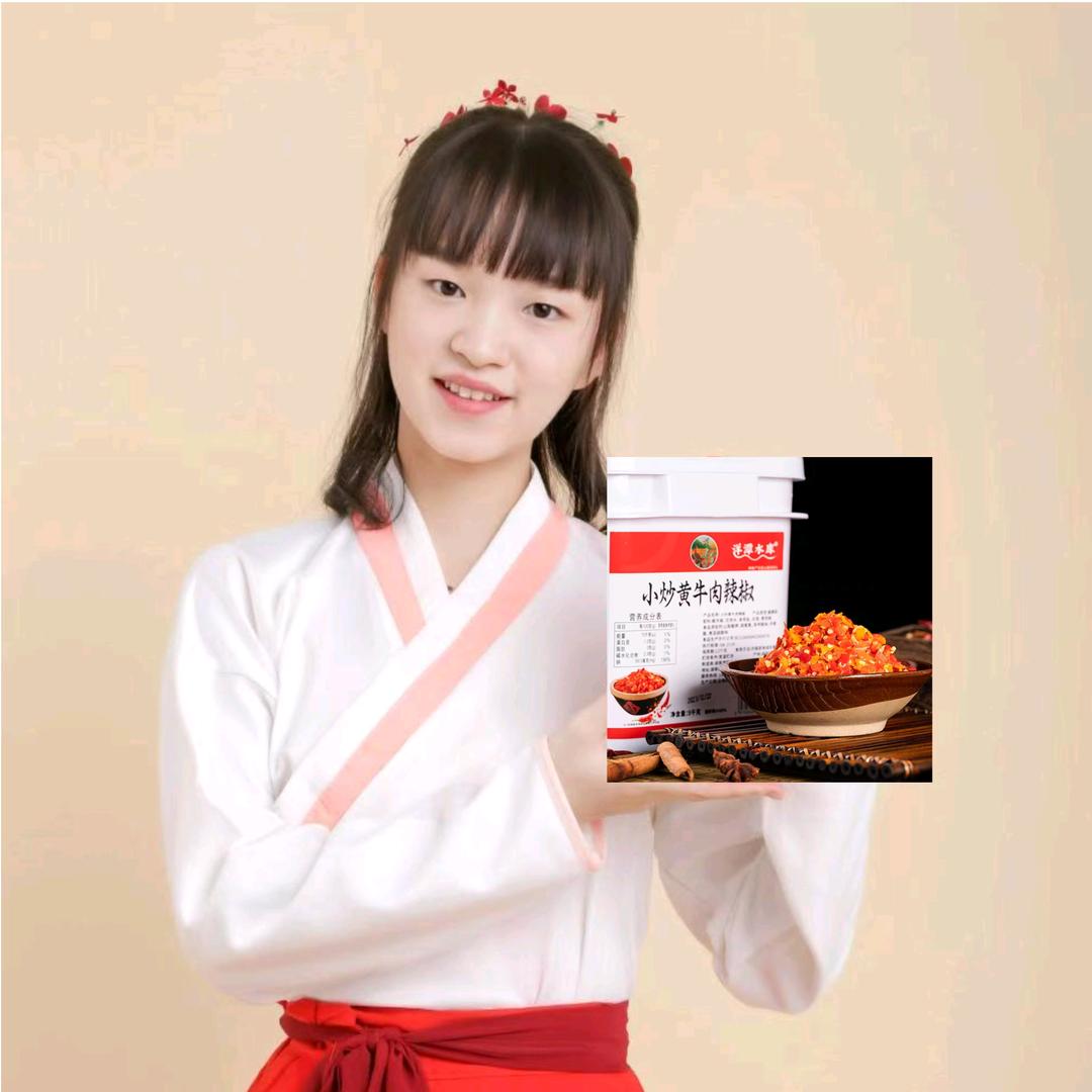 在长沙高桥卖辣椒酱的湖南妹陀