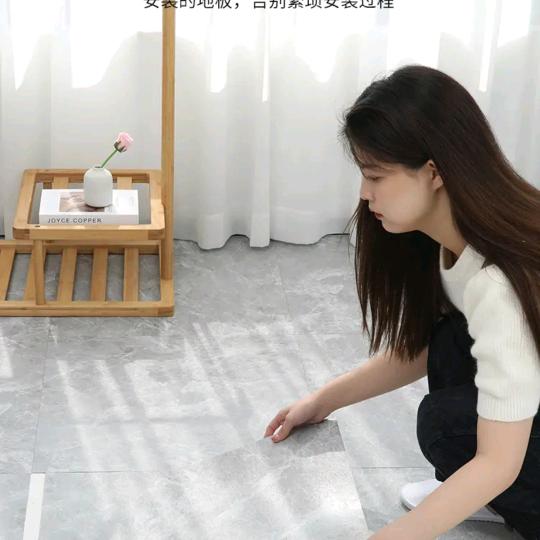 石塑pvc地板贴，翻新方便更省时