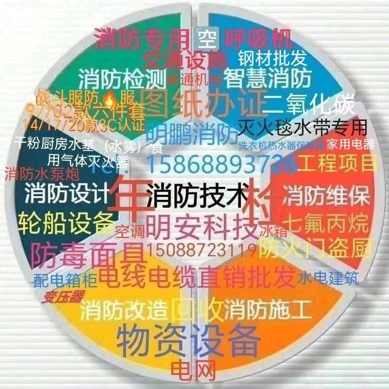 灭火器充装维修年检消安交救援设备防火门等