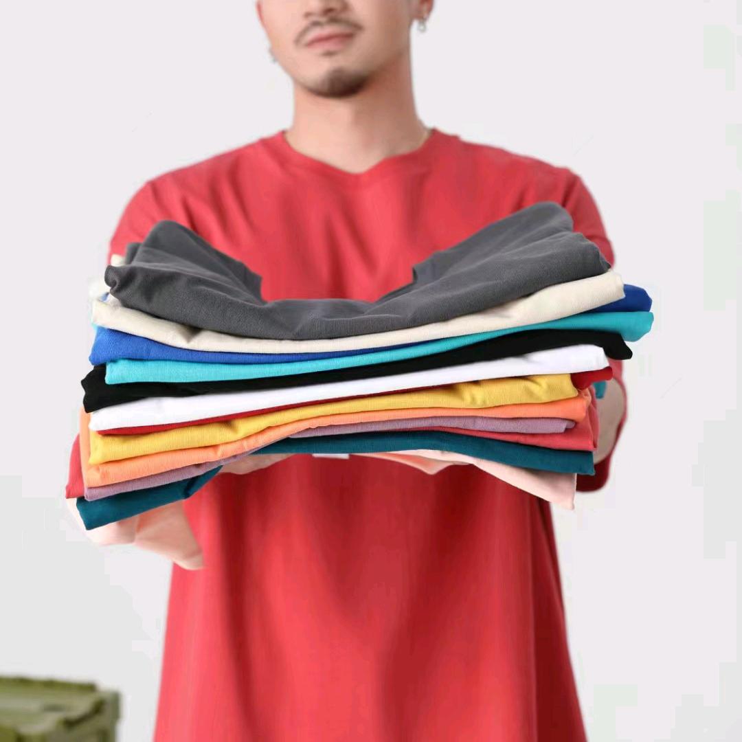 河北纯棉圆领光板T恤源头工厂（广州仓）