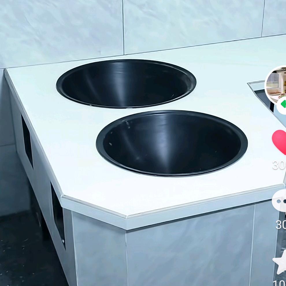 灌云无烟柴火灶，全瓷砖厨柜