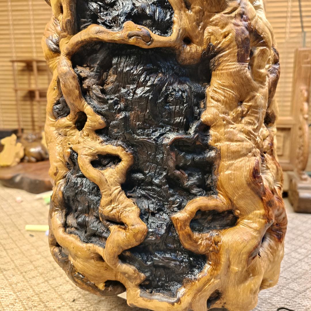 龙桑木艺坊雷击枣木