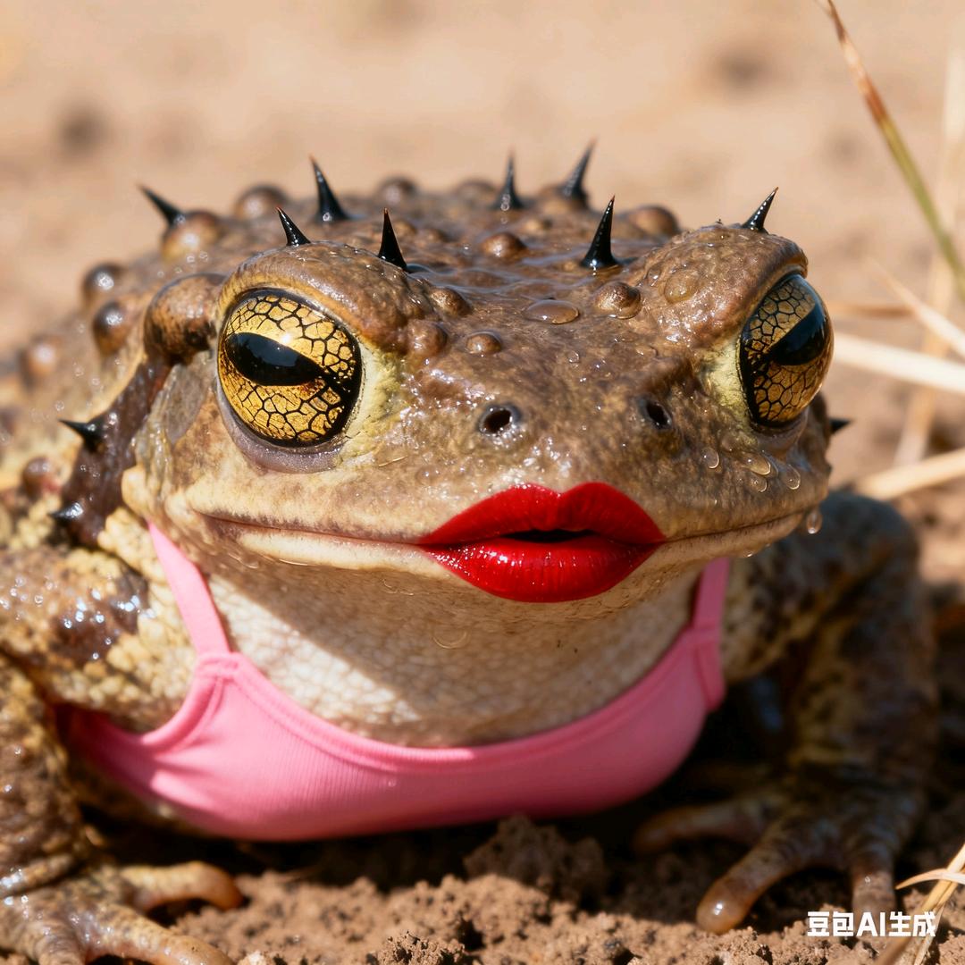 哲不群，癞蛤蟆，吊带口红男