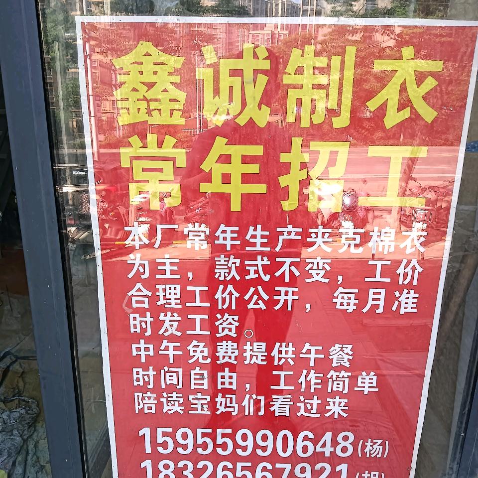 鑫成制衣在六安专业夹克衫羽绒服