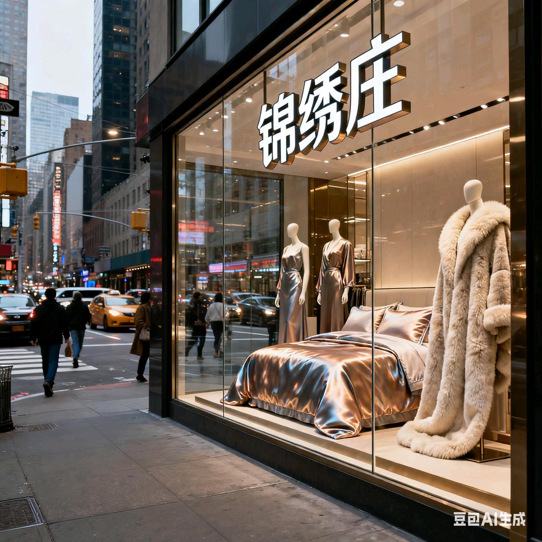 锦绣庄《蚕丝被,鹅绒被,大豆被》