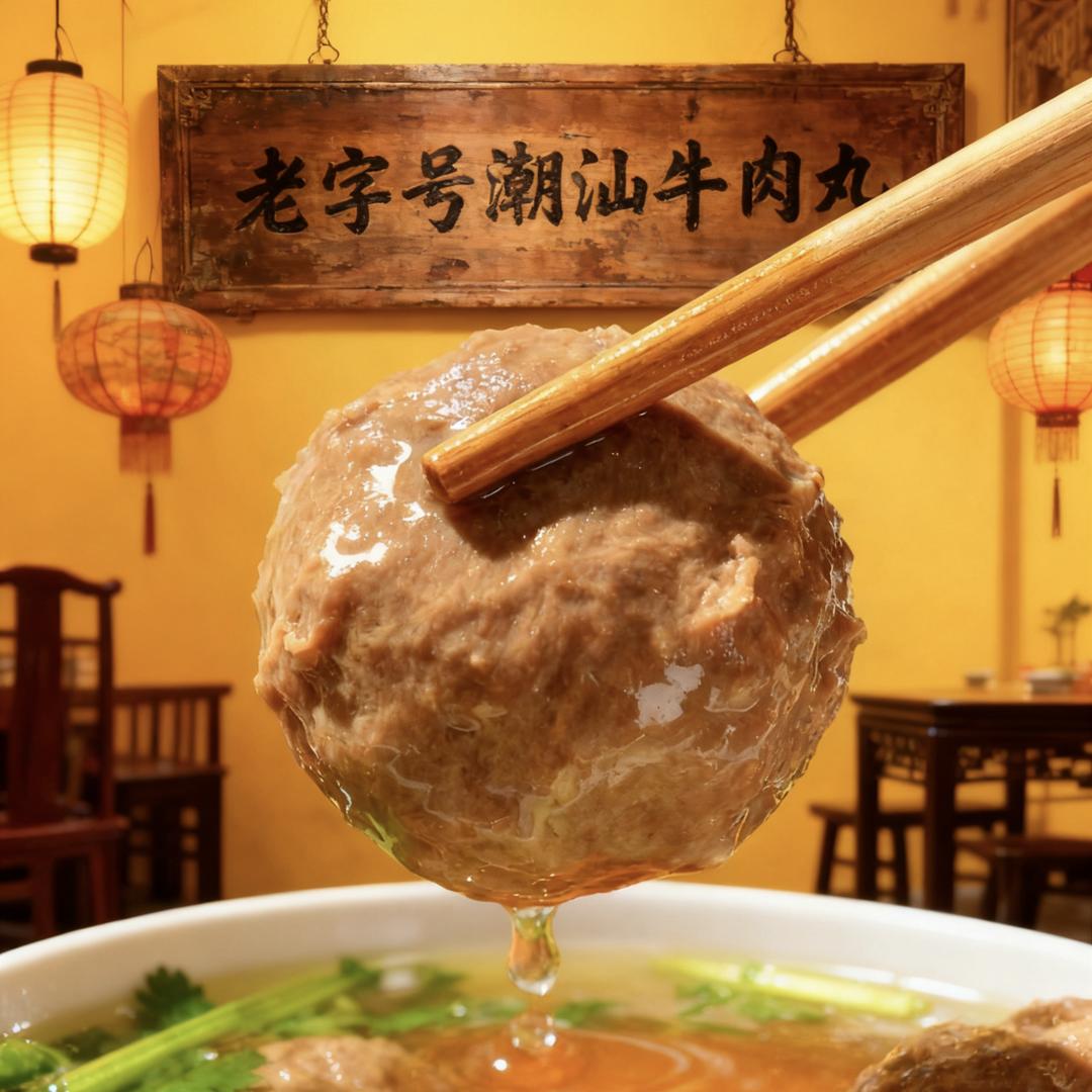 潮汕正宗牛肉丸-本地老字号