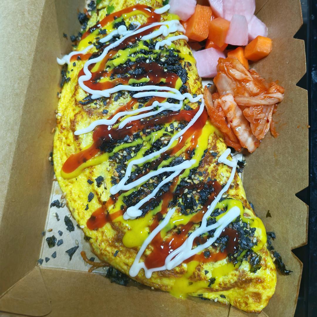 蛋卷芝士火鸡面