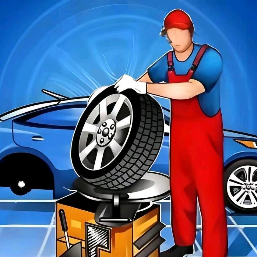 灵丘救援 小车 轮胎修补换