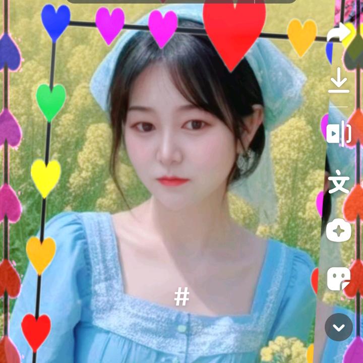 彩色花莲