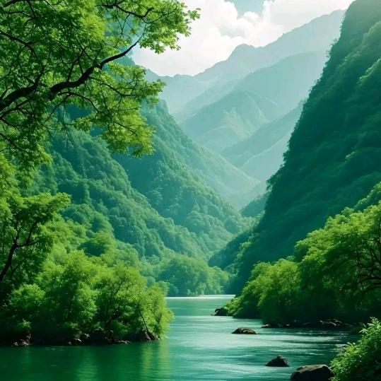 青山绿水