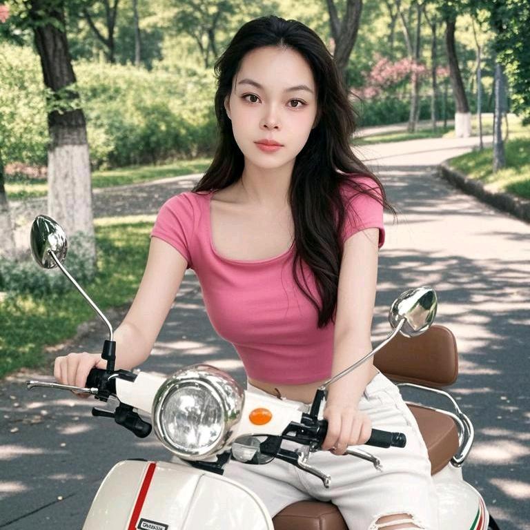 骑上我心爱的小摩托