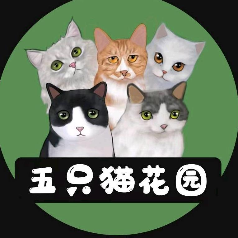 五只猫鲜花园艺