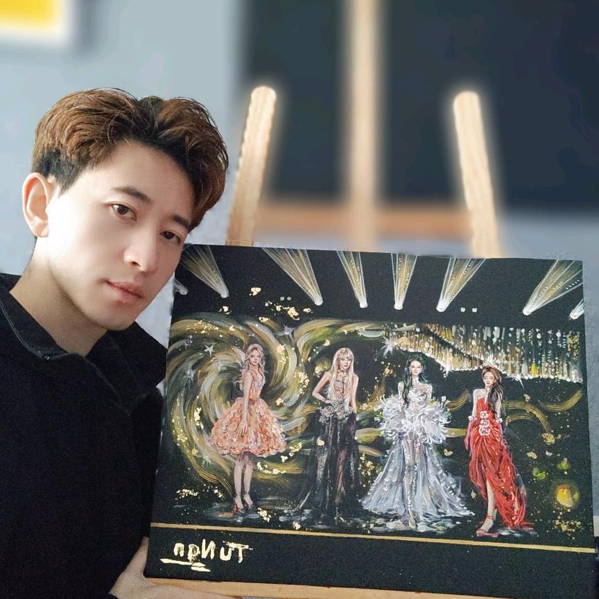 图南彩绘【婚礼画师】【彩绘】