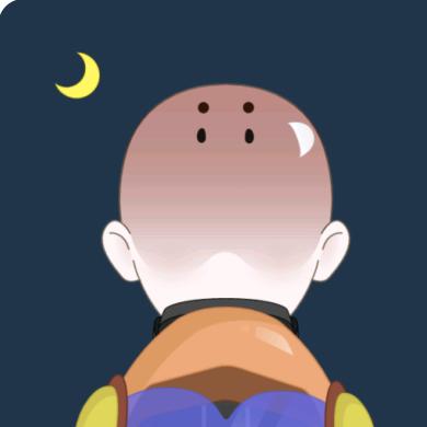 夜空下的影子