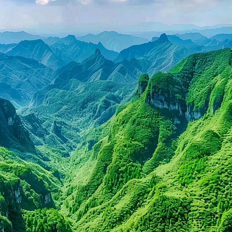 航拍挺进大别山