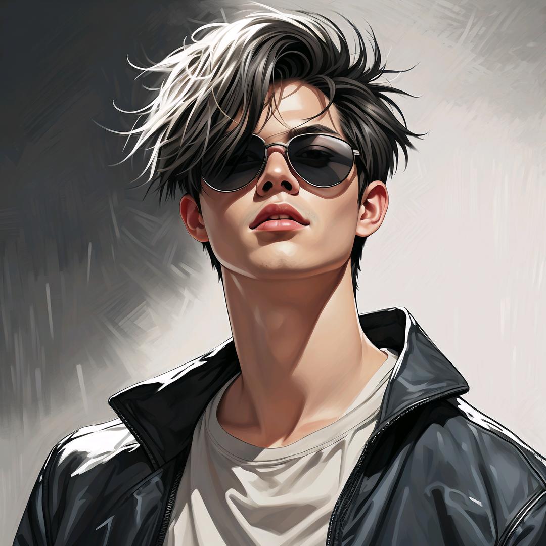 嘴角上扬