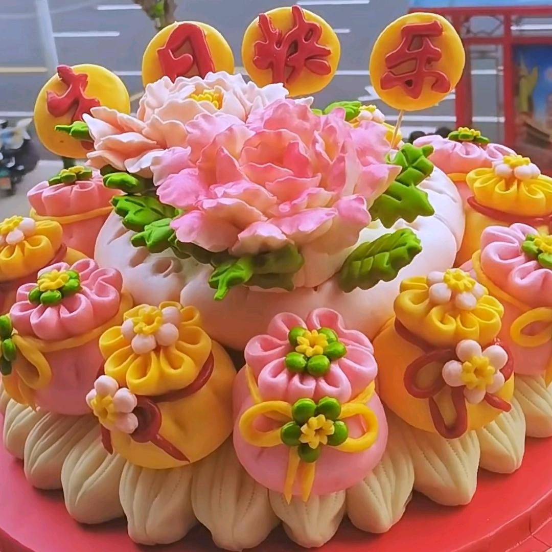馒福果蔬花馍