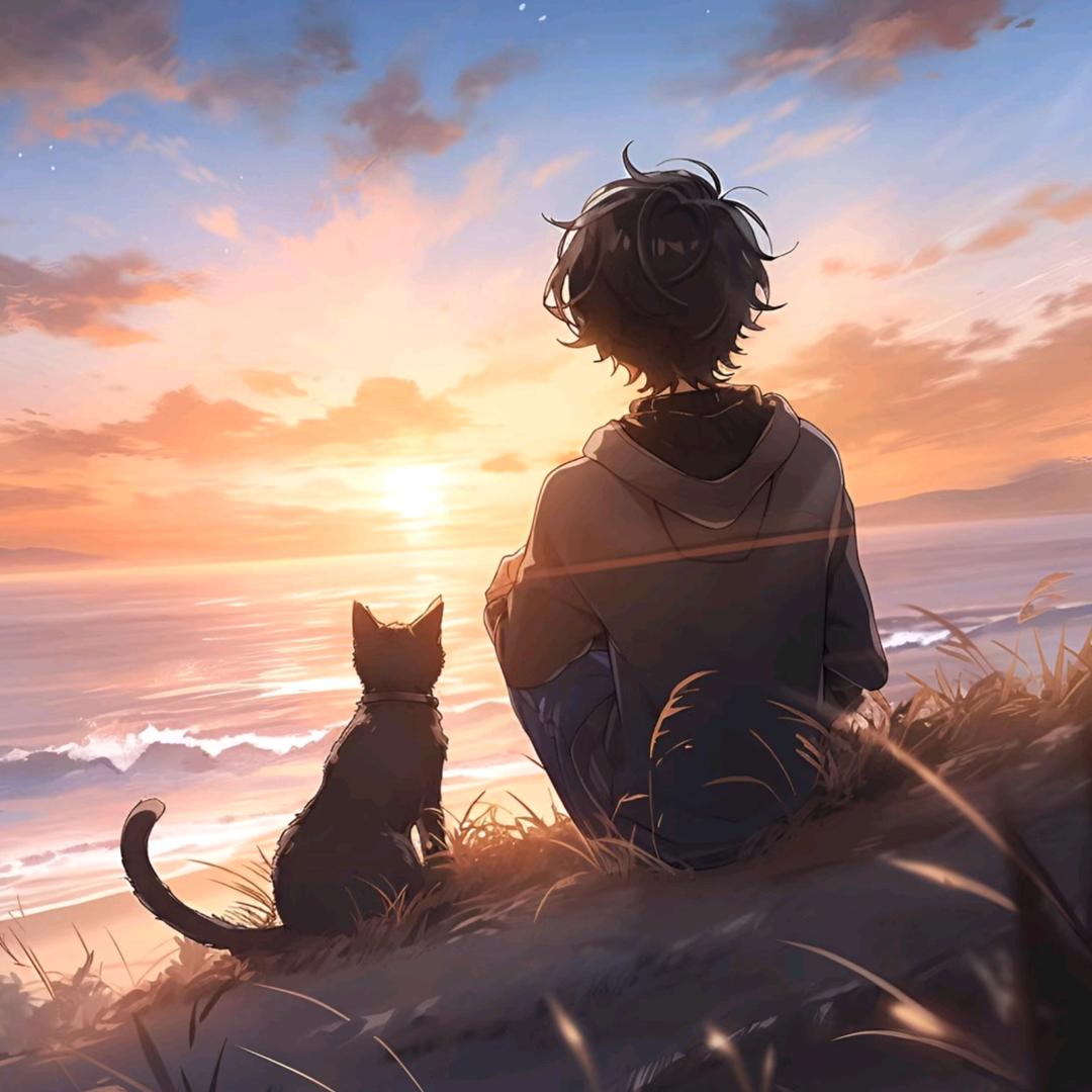 伸个懒腰晒太阳