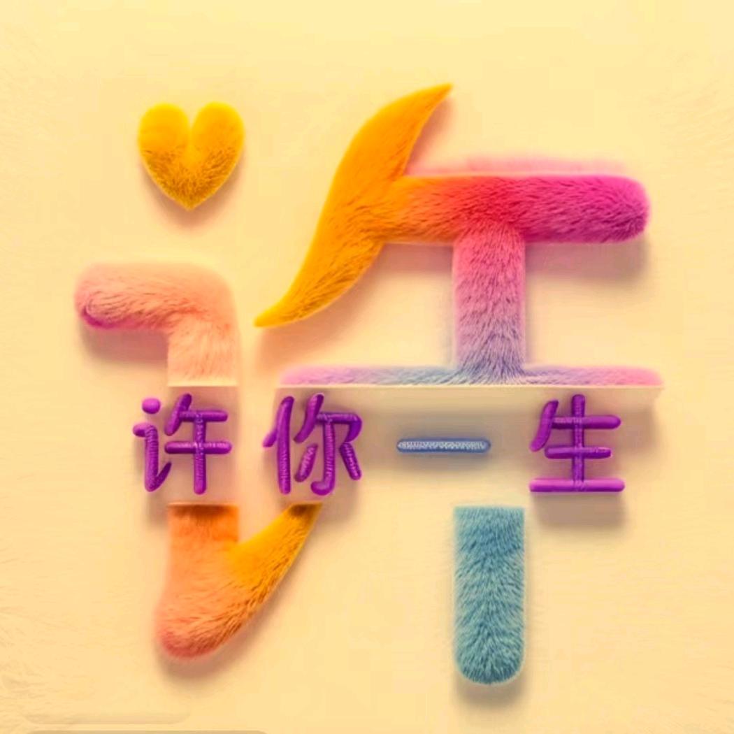 我姓许。许你一生一世