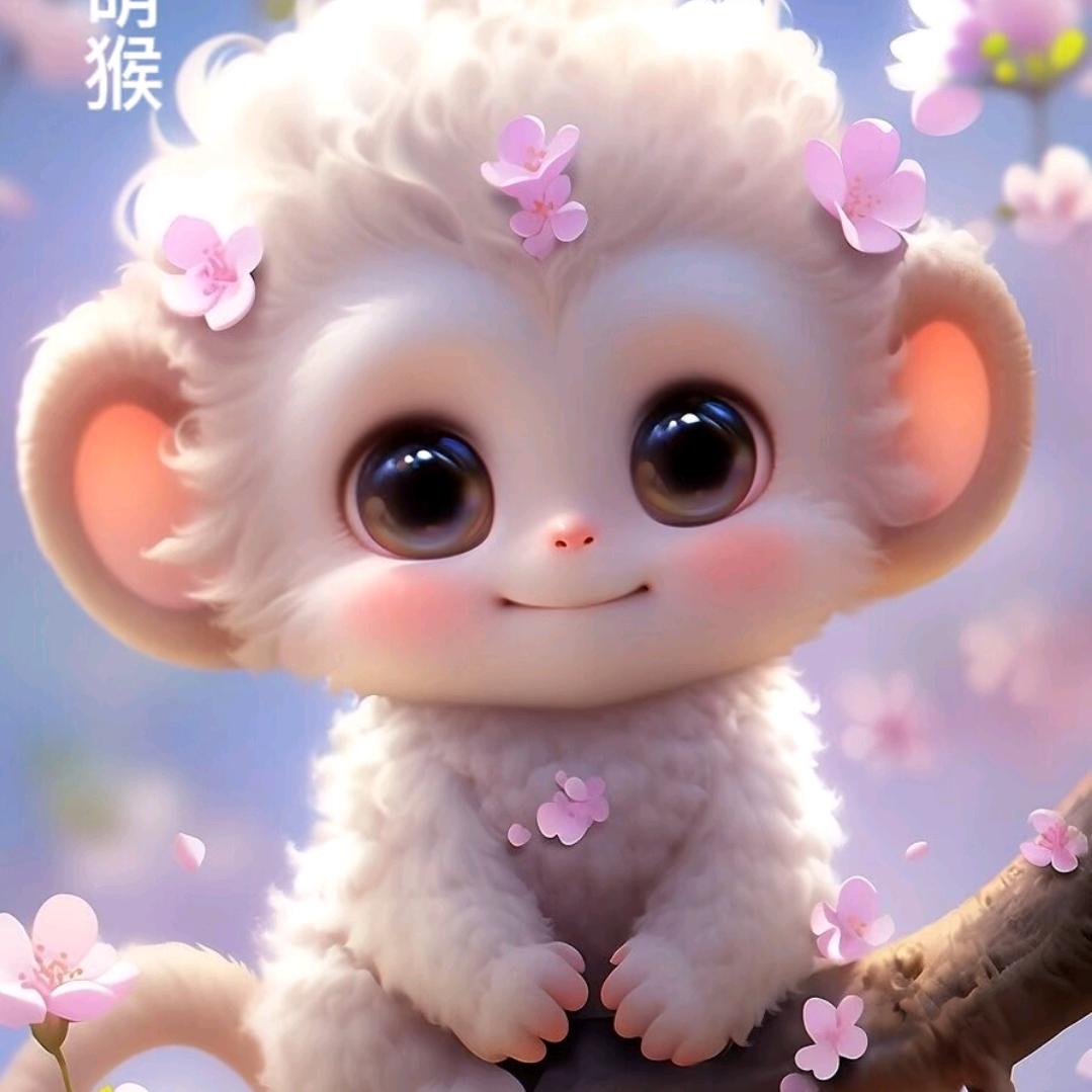 可爱萌萌猴