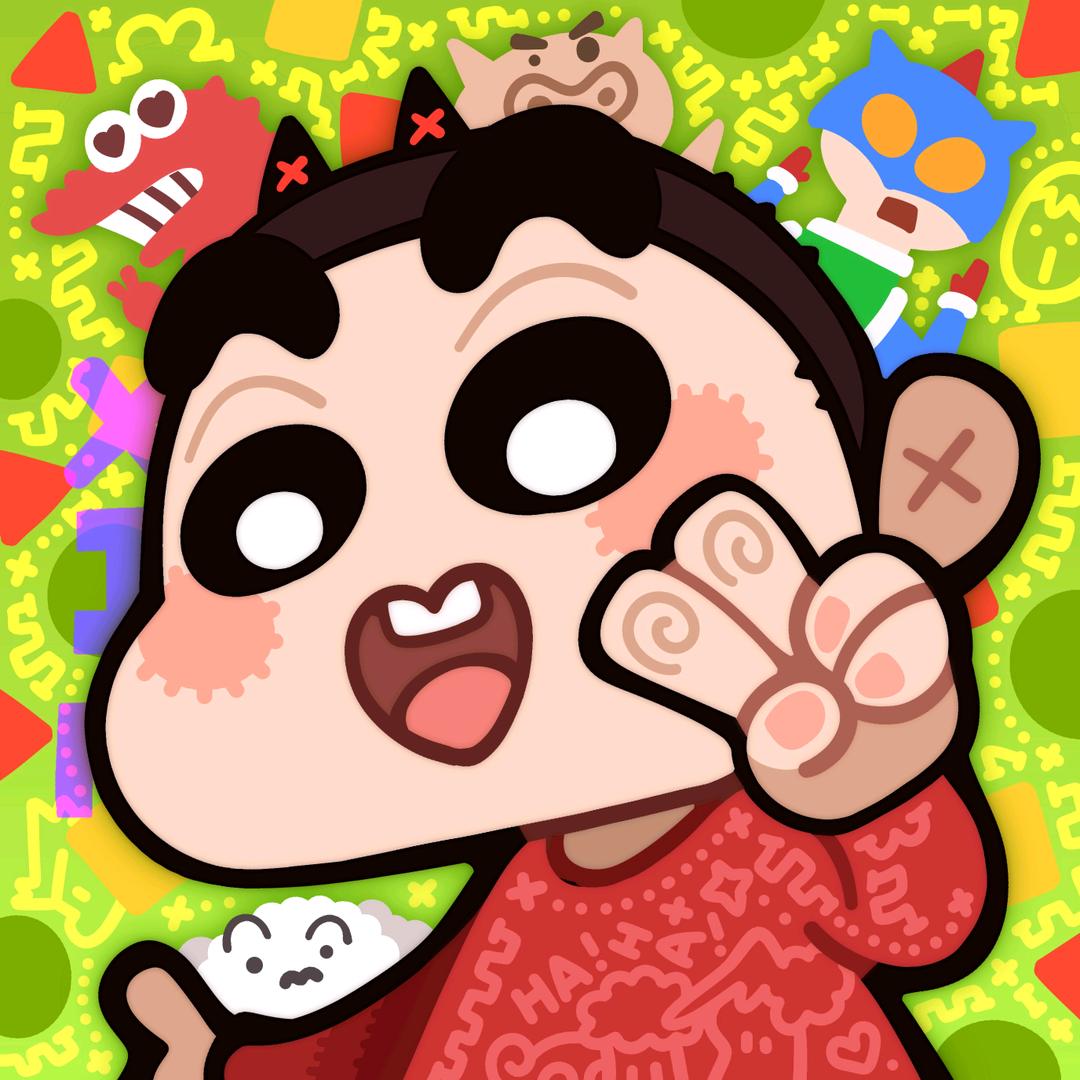 集画家的小蓝正在拆卡