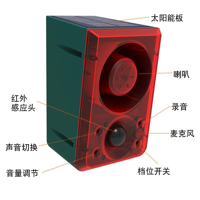 若非太阳能照明户外驱赶器材