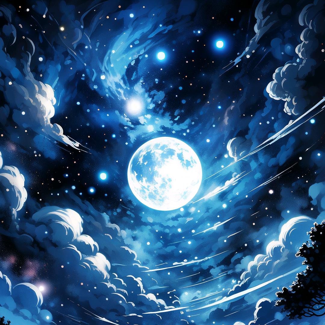 夜空微亮♪