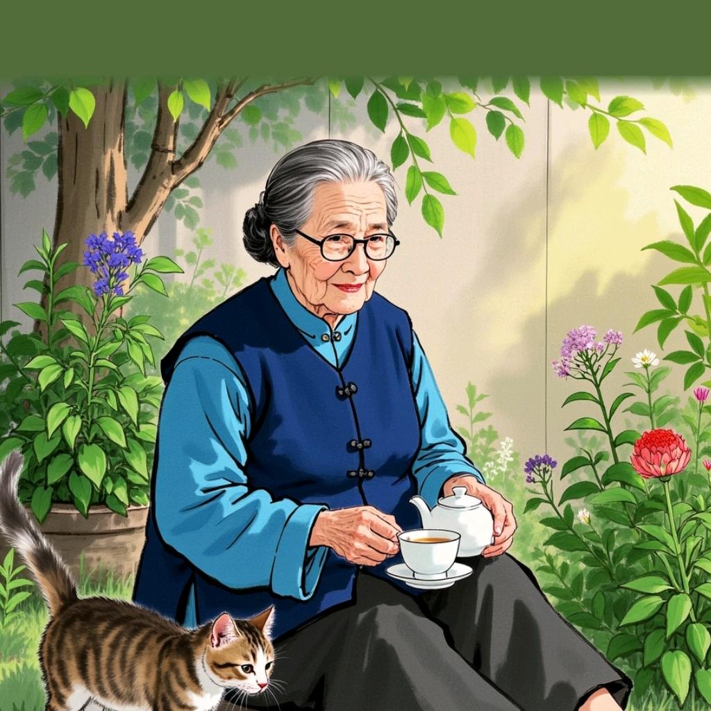 治愈的老奶奶