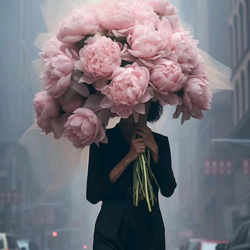 画一个花