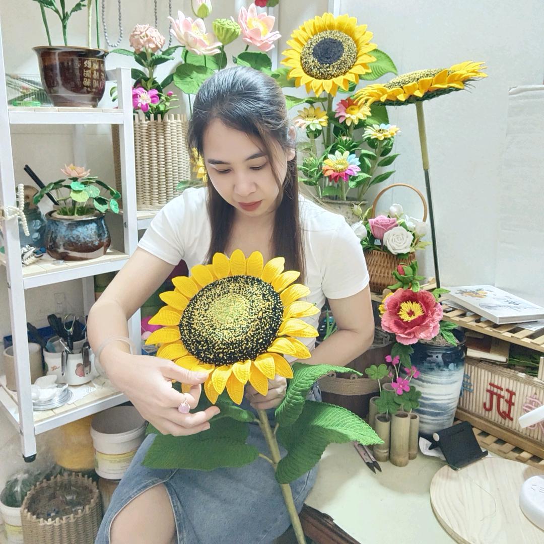 小糖玩毛线