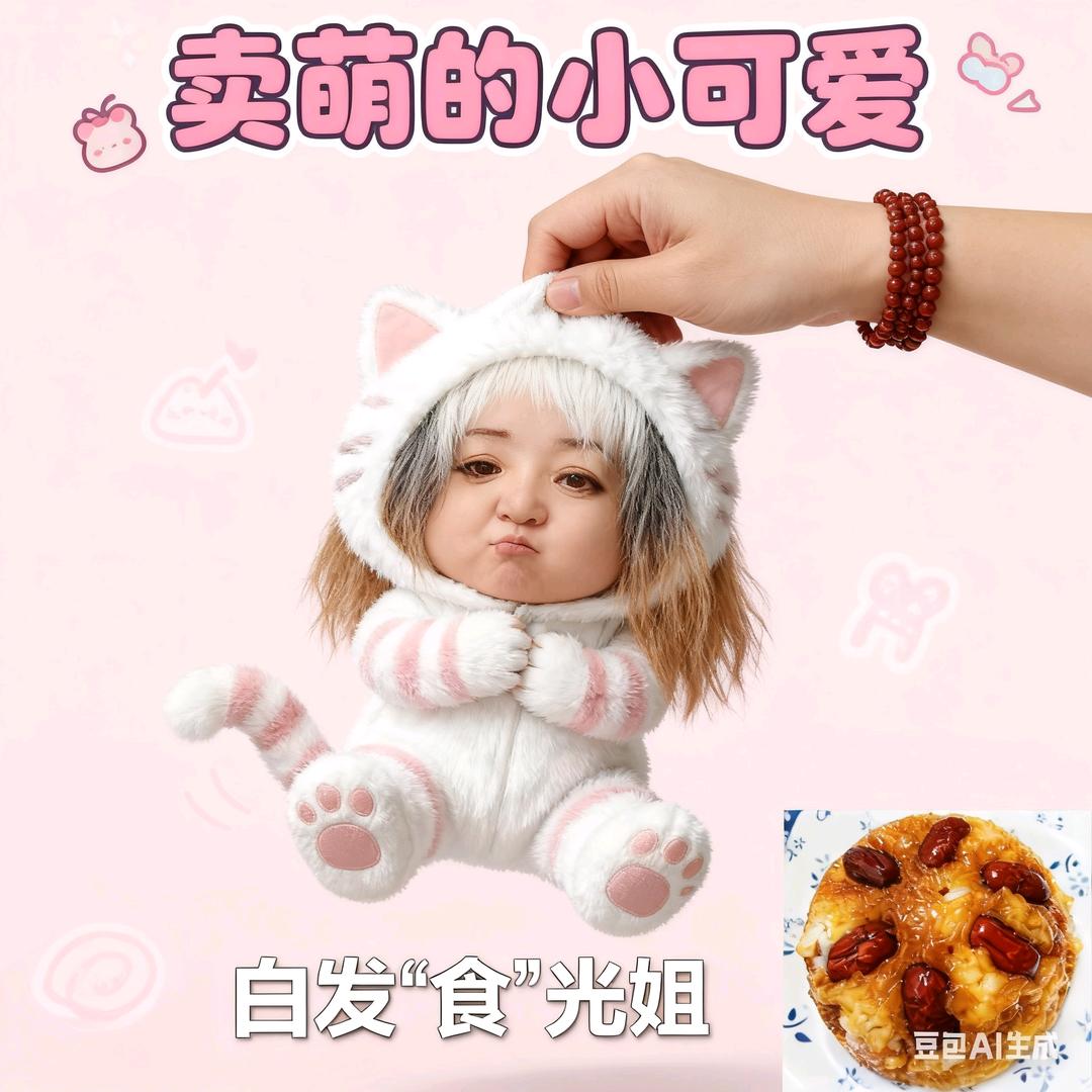 白发“食”光姐