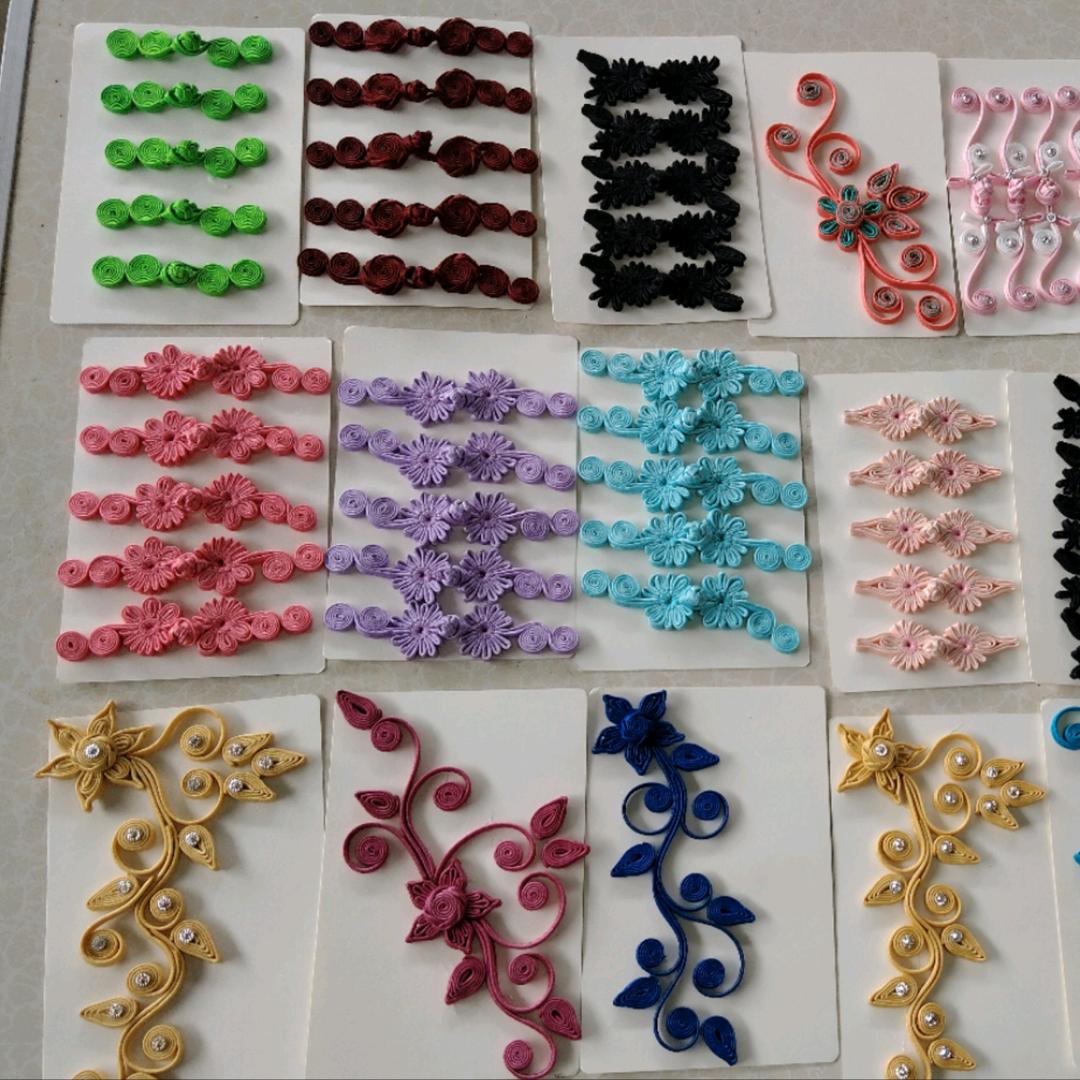 桂英～傣族手工盘扣花边