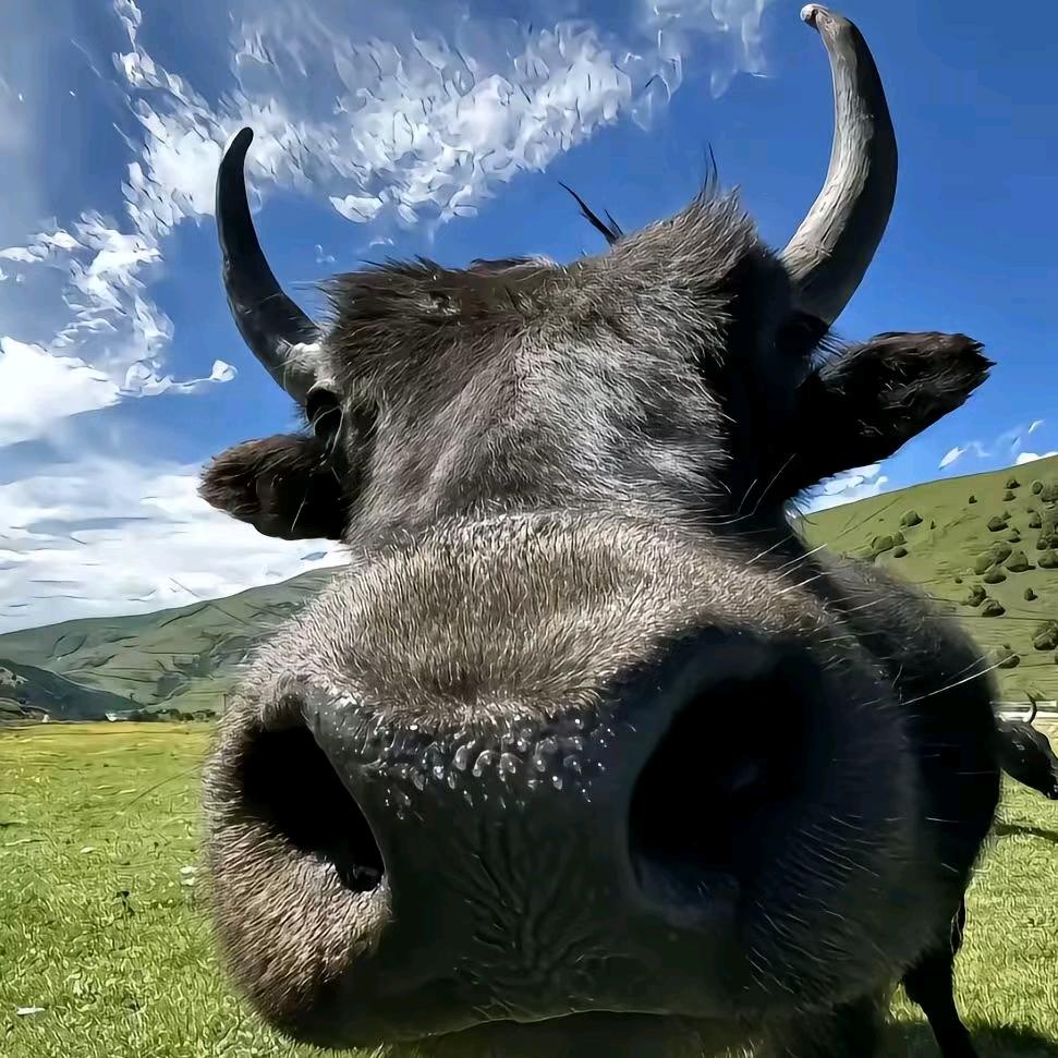 我在青海湖边喝椰汁