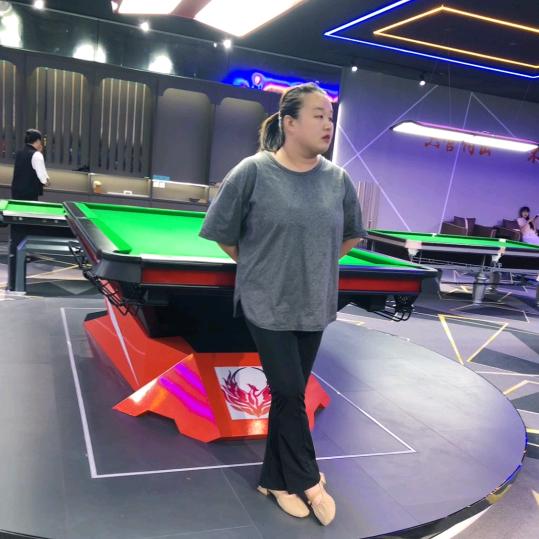 山东台球桌厂家直销～华姐
