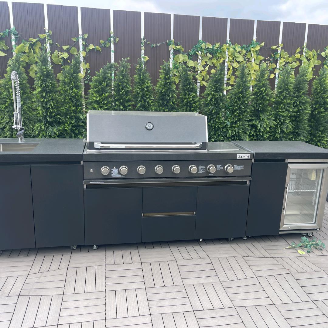 全铝阳台柜衣柜岩板热弯岩板岛台定制工厂