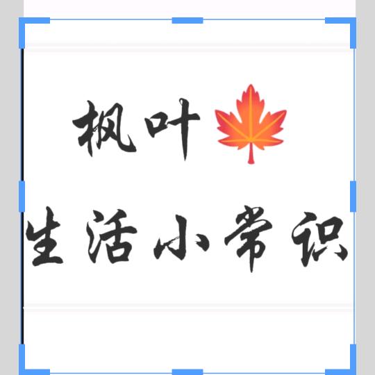 枫叶🍁生活小常识