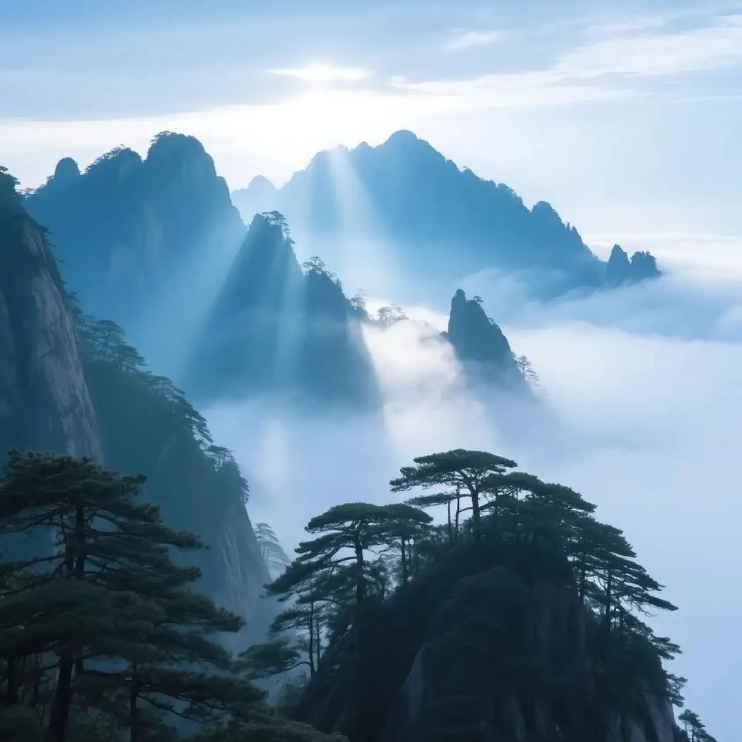 一山一水一风景 半烟半雾半朦胧