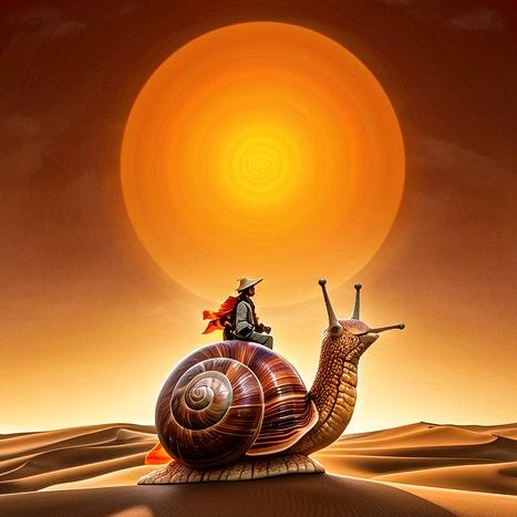 骑着蜗牛追梦！