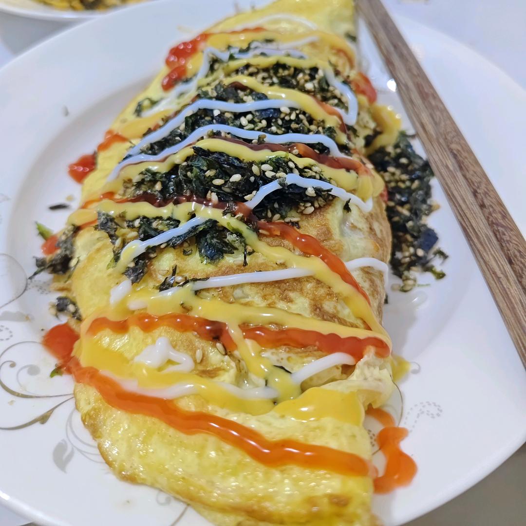 拉丝芝士蛋包火鸡面（肥城首家）