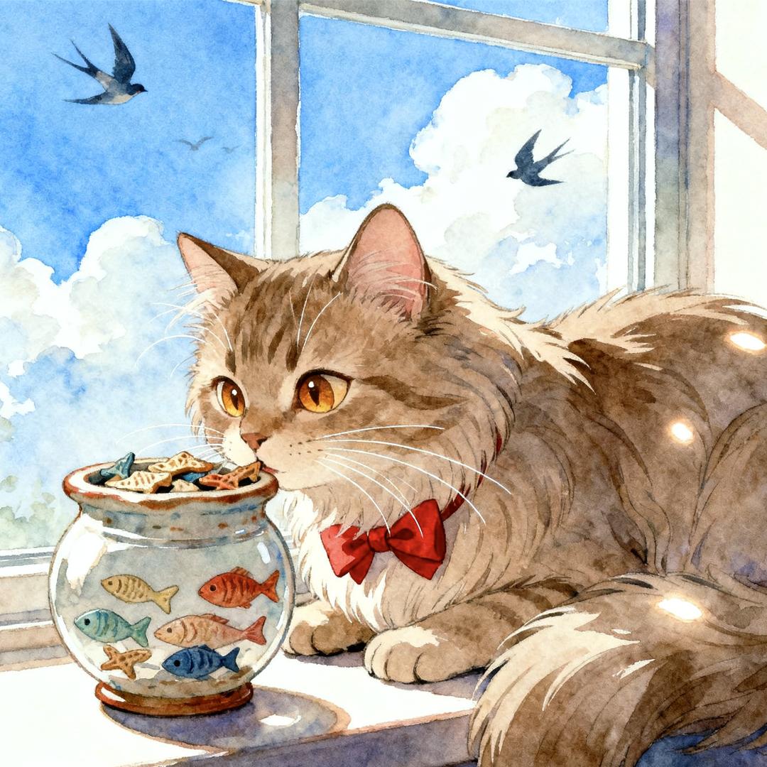猫寻鱼干