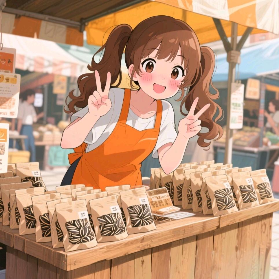 卖瓜子的小姐姐