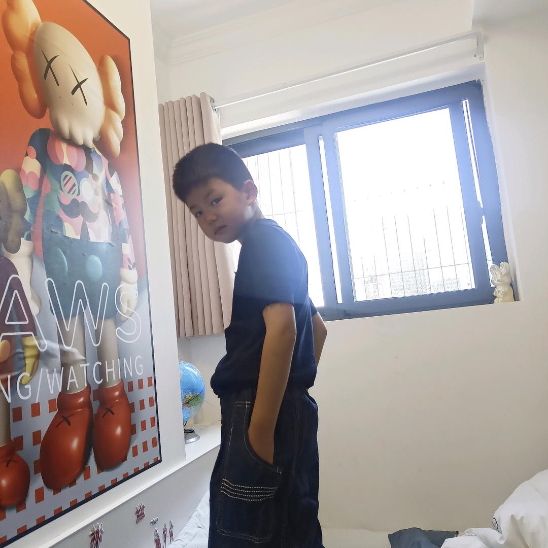 他说