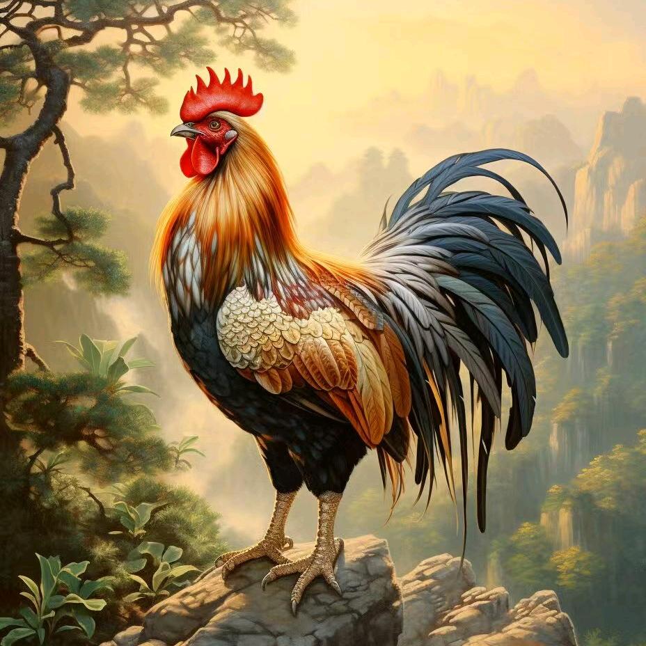 生态散养太行鸡