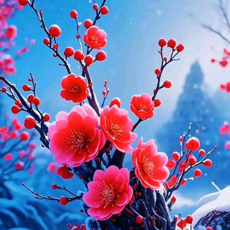 傲雪寒梅