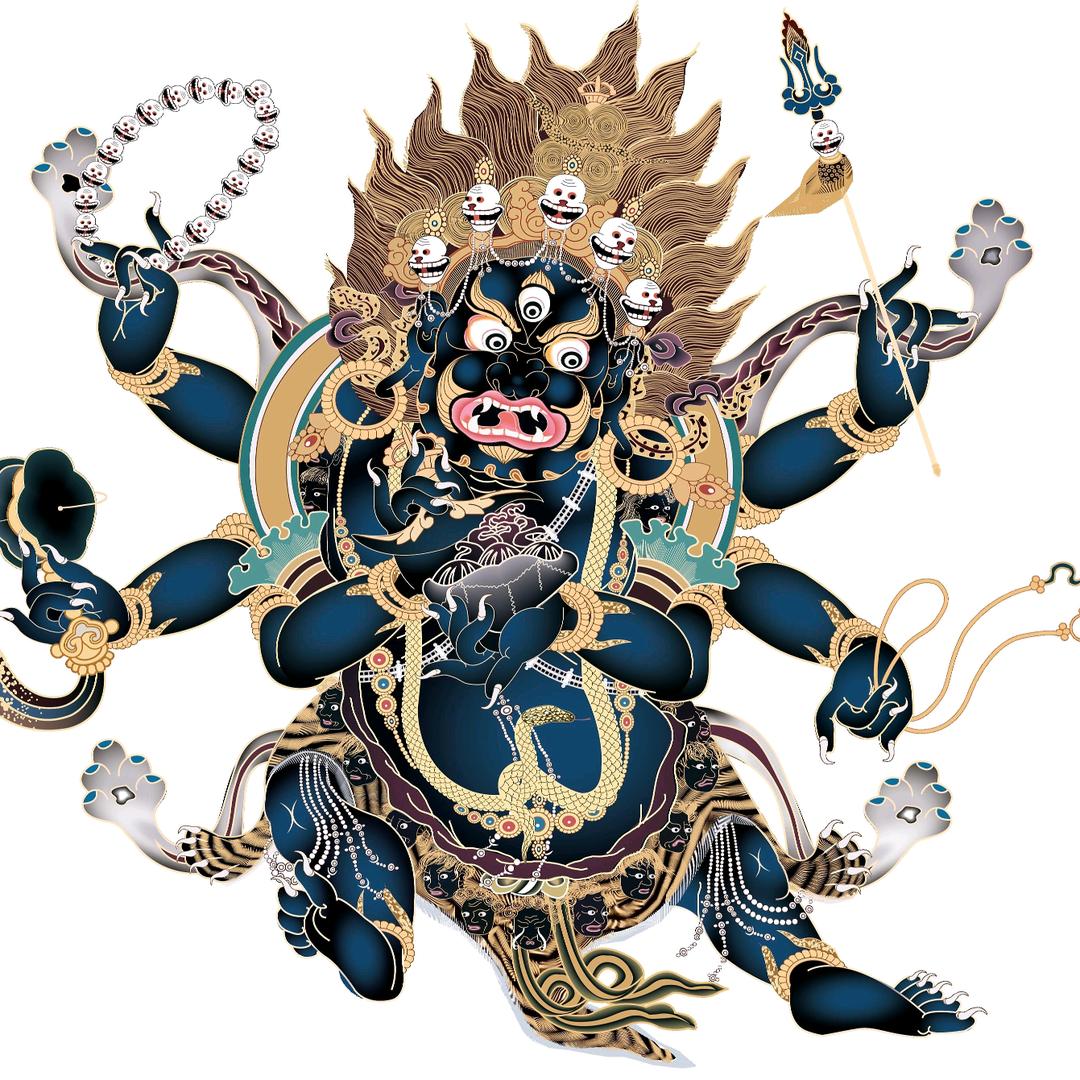 冈日唐卡朋友圈