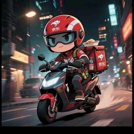 在尔滨跑外卖的小杨