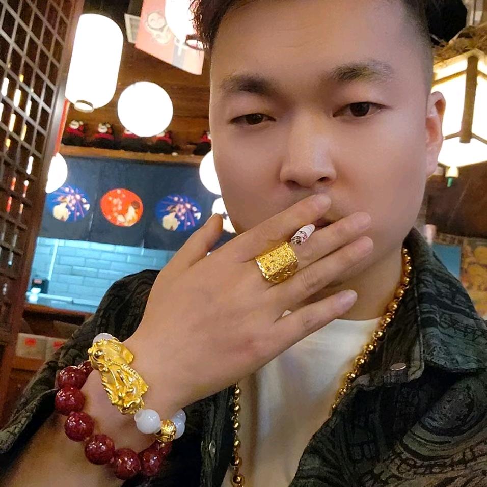 龍拾沙金工厂【烧红恢复金黄色】