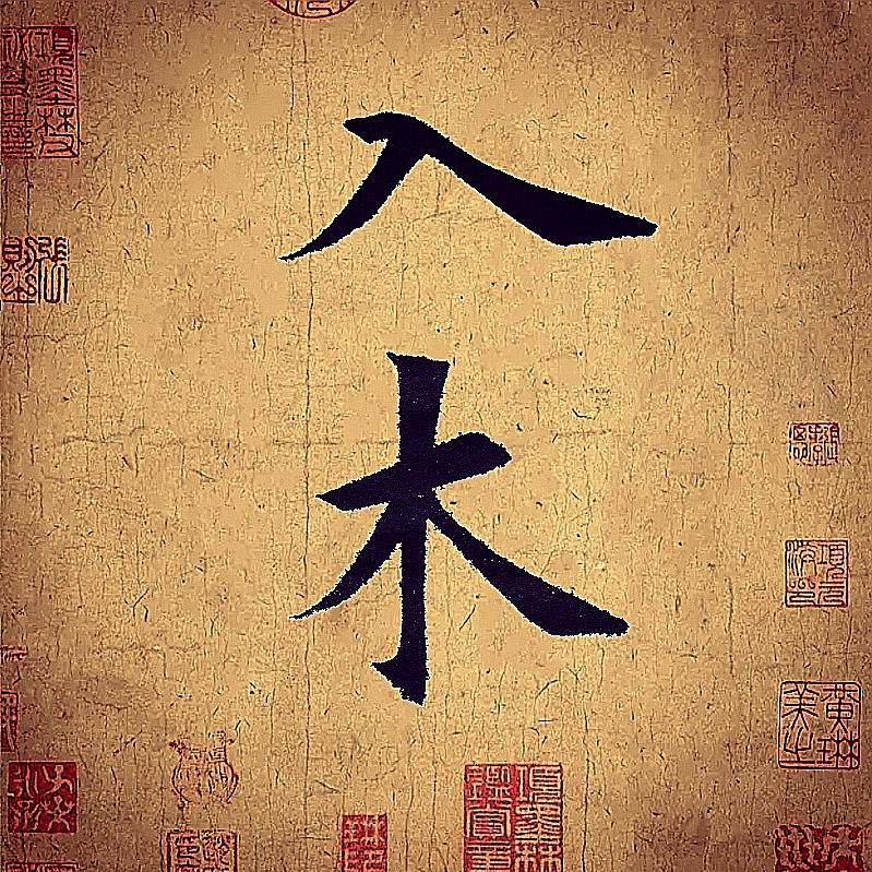 入木书法