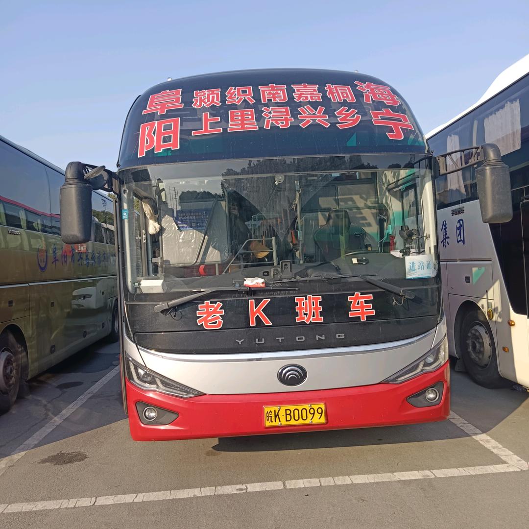 大巴车阜阳颍上到濮院海宁，承接包车业务