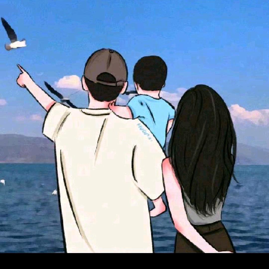 幸福一家三口